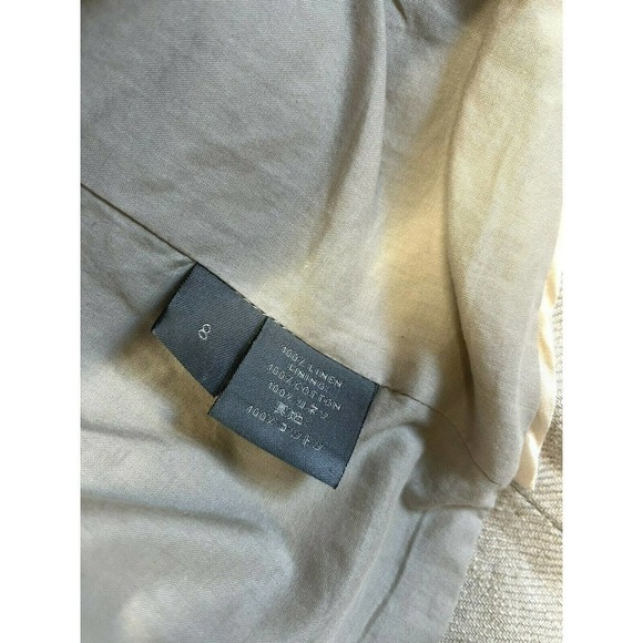 PROENZA SCHOULER Linen Blazer Jacket Size 8 Beige Pockets - Picture 7 of 12